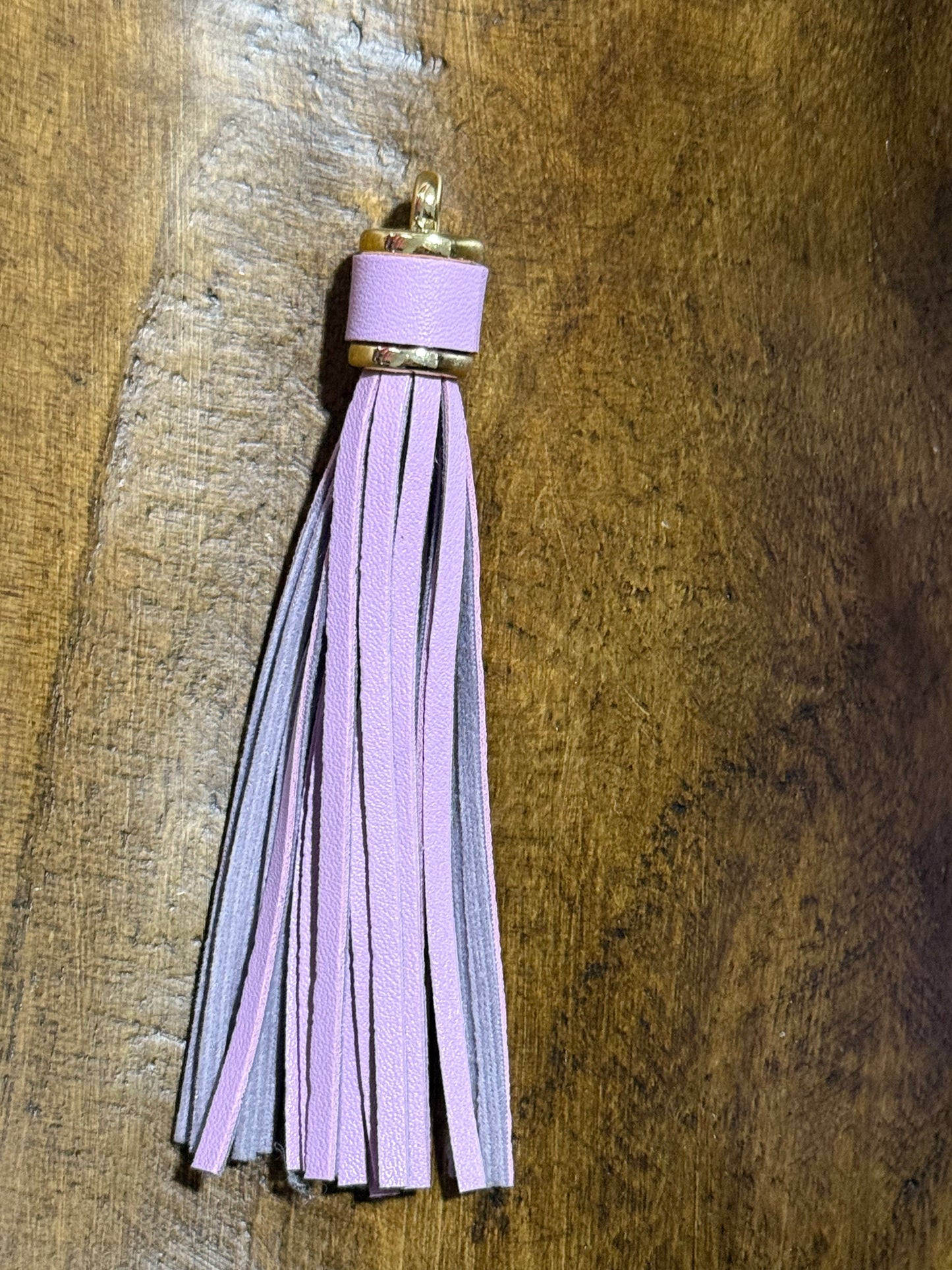 Long Tassel Car Charm Lanyard White Black Multi-Color