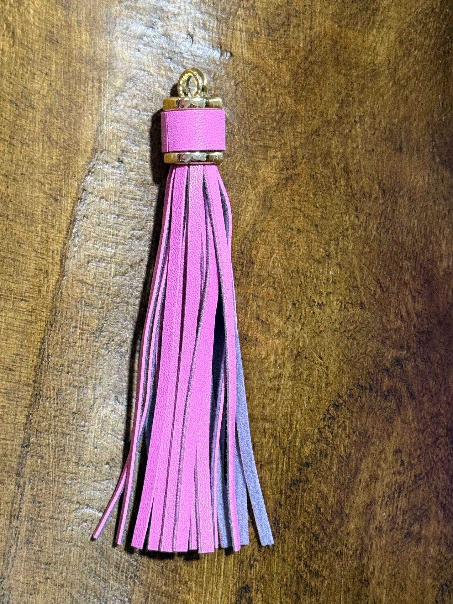 Long Tassel Car Charm Lanyard White Black Multi-Color