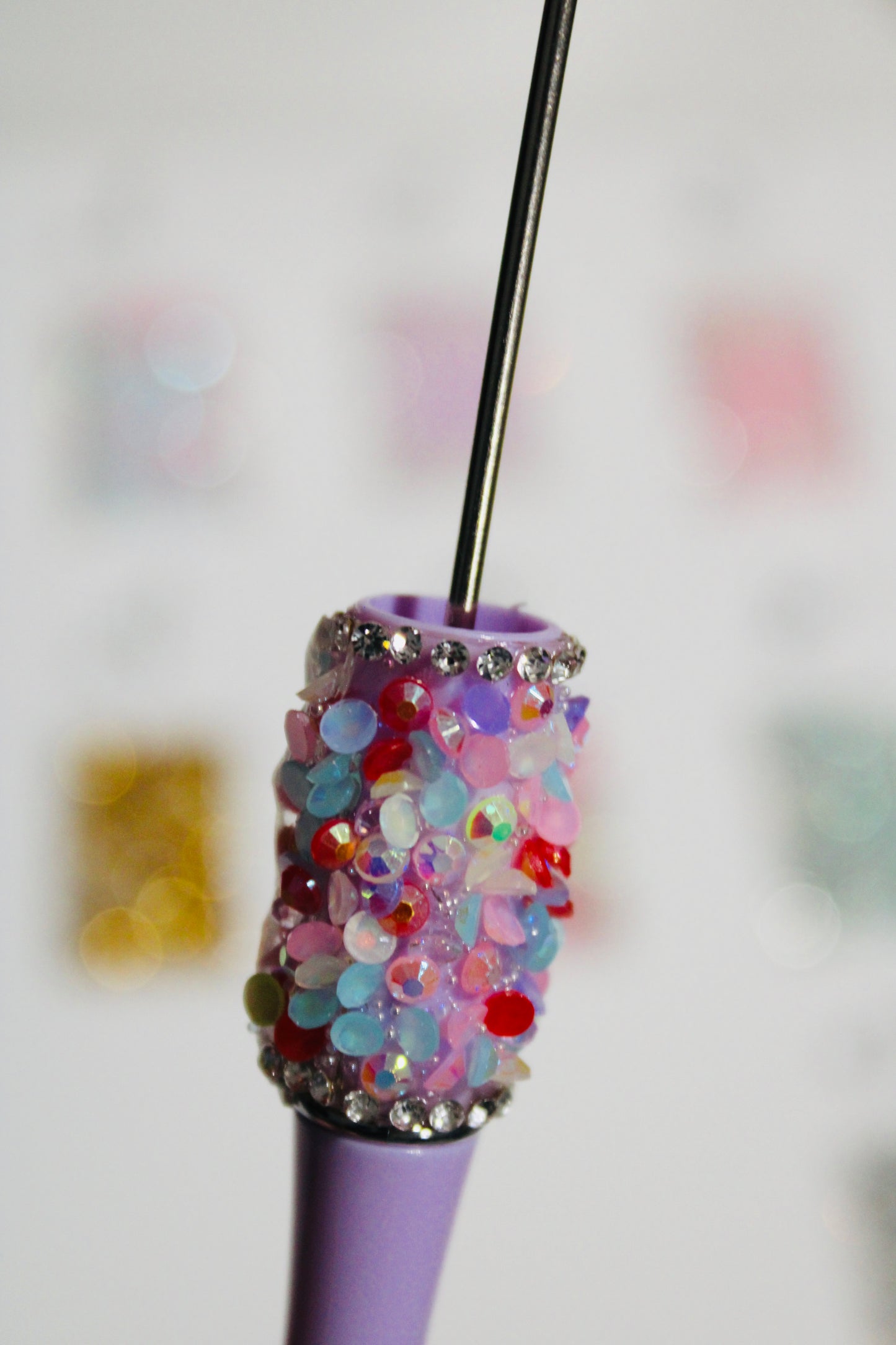 Bling Pen Wraps Rhinestone Decals Mixed Color