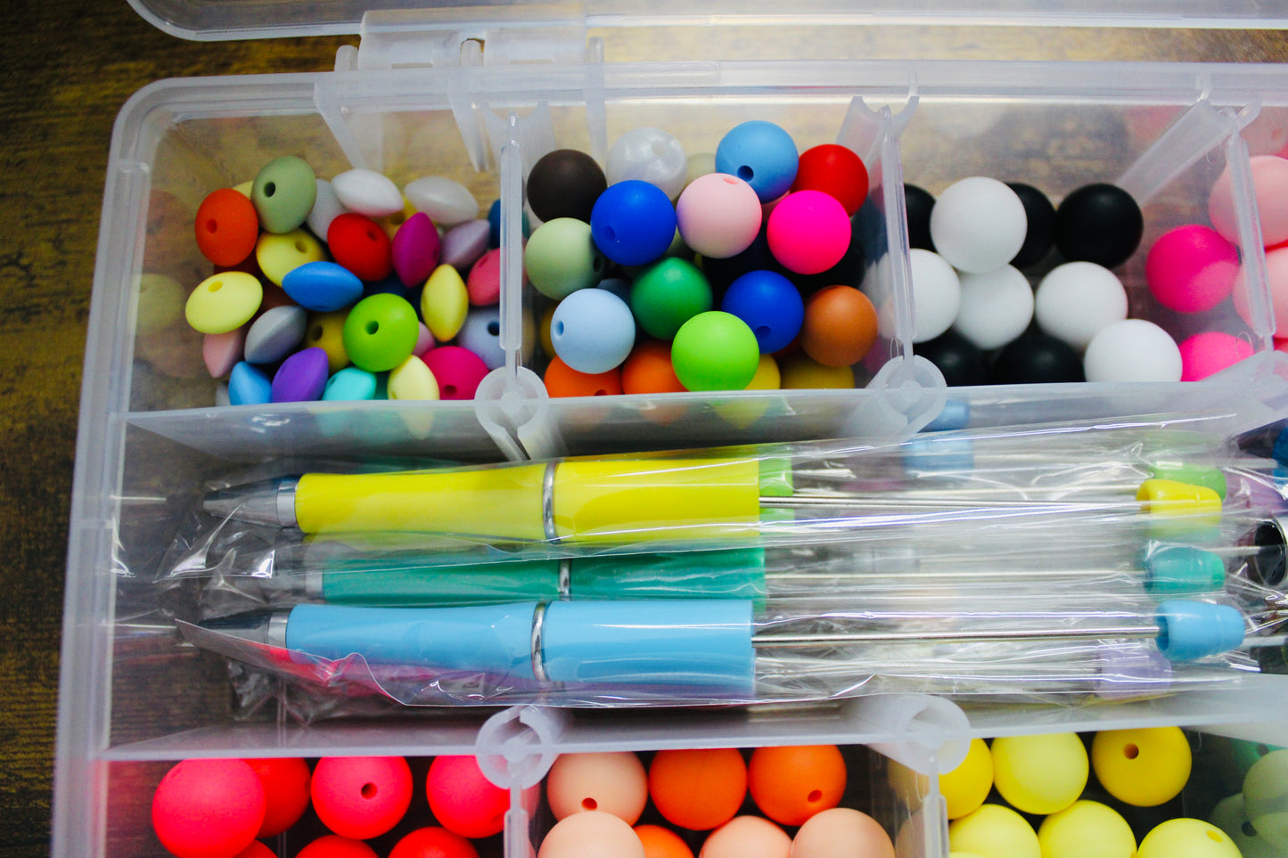 Starter Pen Beading Box Kit Small Or Large Multi-Color