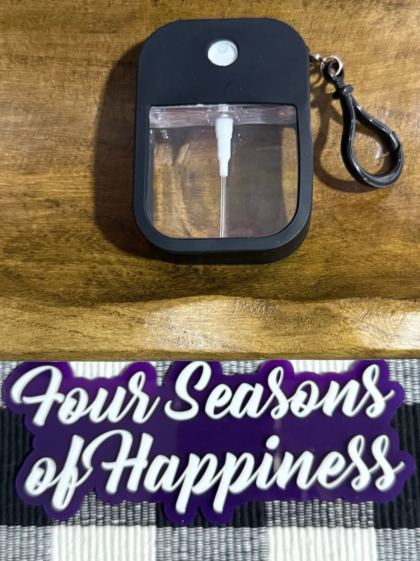 Perfume Or Sanitizer Travel Spray Bottle With Clip Multiple Color Options