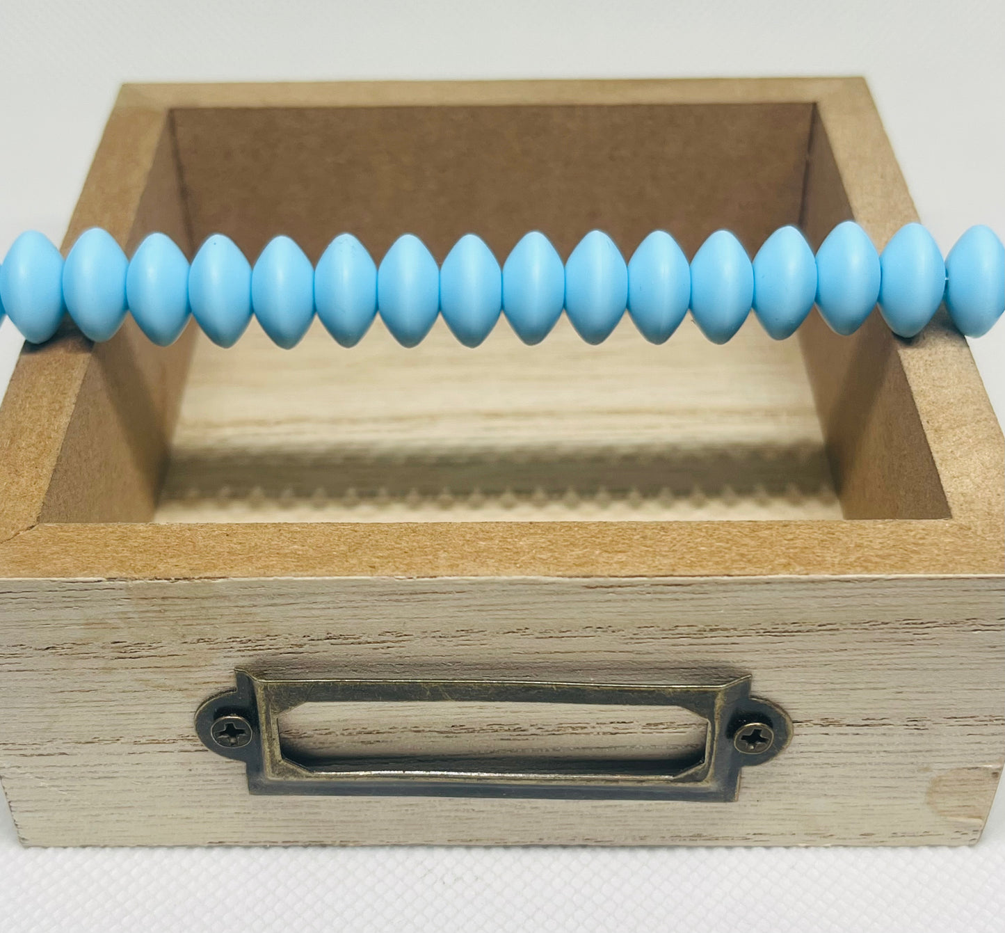 50 Count 12mm Lentil Silicone Spacer Bead