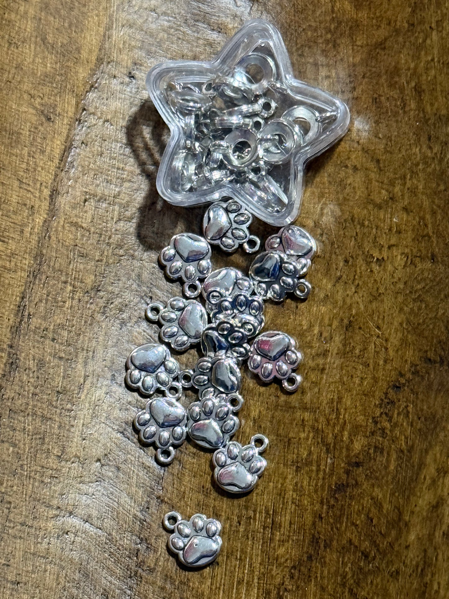 Butterfly Or Bone Mini Metal Charm Pen Beading Jewelry Making 15 Count Bag