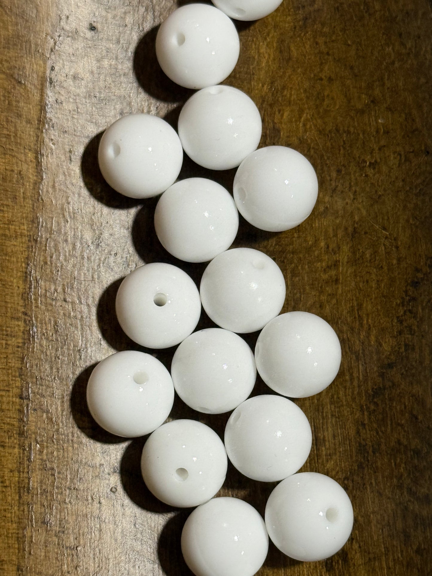 15mm Liquid Silicone Round Solid Color Bead