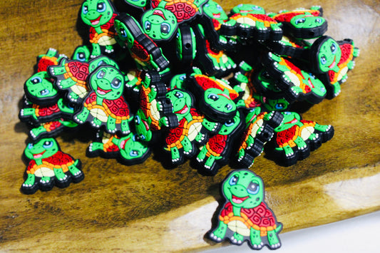 Turbo The Turtle Silicone Focal Bead