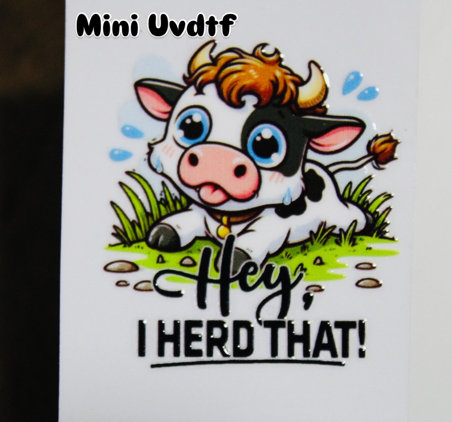 Lot 1 Of Mini UVDTF Decal 2X2 Multiple Pattern Options