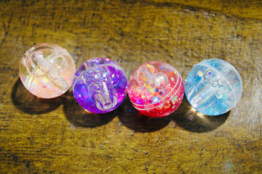 Water Glitter Beads Mixed Color Bead Mix Purple Red Peach Blue