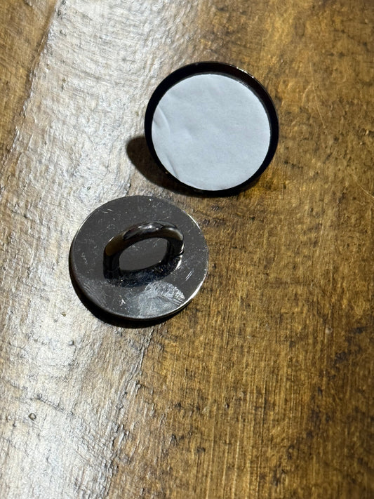 Phone Adhesive Charm Hooks Silver Gunmetal