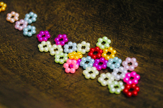 Bubble Mini Mixed Color 50 Count Spacer Bead