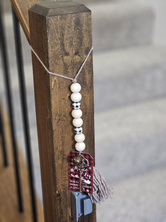 Door Hanger Home Decor Wood Beads Jute