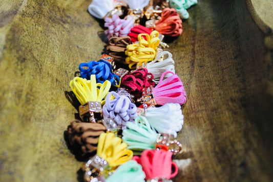 Mini Pom Pom Mixed Color Tassels 30 Count Bag
