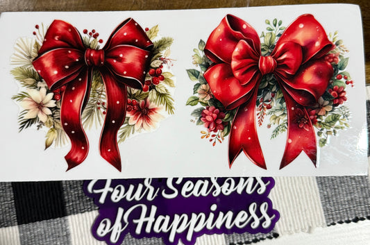Christmas 16oz UVDTF Decal Transfer Holiday
