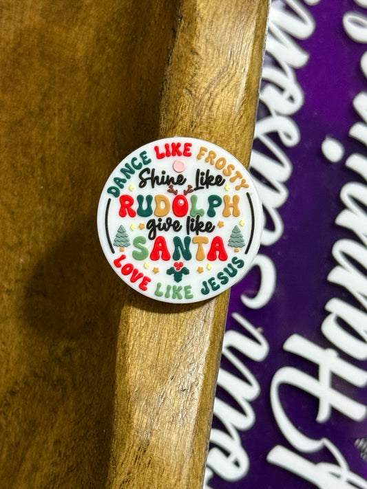 Christmas Silicone Focal Beads